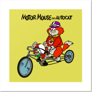 Motormouse and Autocat Classic 60’s Cartoon with Title Posters and Art